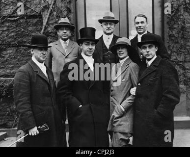 Principe Gustav Adolf visiti la Eastman Kodak Company a Rochester, 1928 Foto Stock