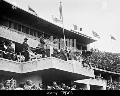 Cerimonia di apertura dell'XI. In occasione dei Giochi Olimpici di Berlino, 1936 Foto Stock