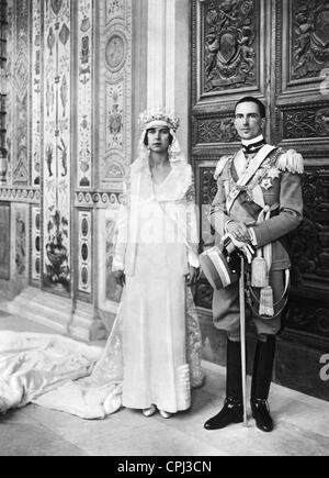 Umberto di Italia e Maria José del Belgio, 1930 Foto Stock