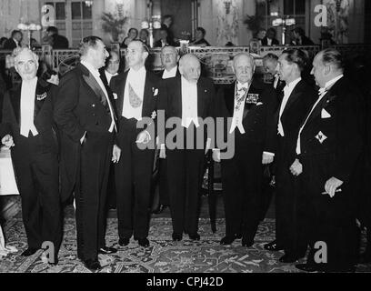 9 compositori internazionali e gli autori conferenza di Berlino, 1936 Foto Stock