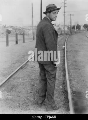 Paul Muni in 'Io sono un fuggiasco da una catena pista', 1932 Foto Stock