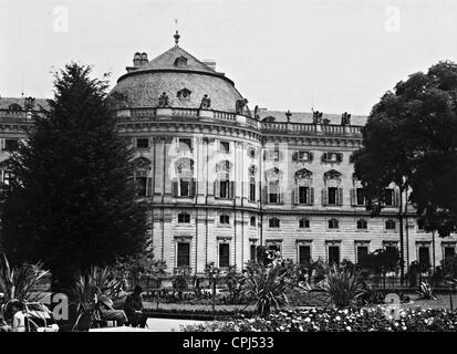 La residenza del principe dei vescovi in Würzburg, 1937 Foto Stock