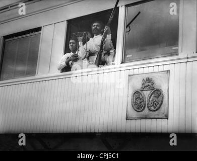 Haile Selassie e il Principe Makonnen, 1935 Foto Stock