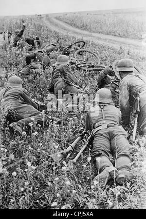 I soldati tedeschi sul fronte orientale, 1942 Foto Stock