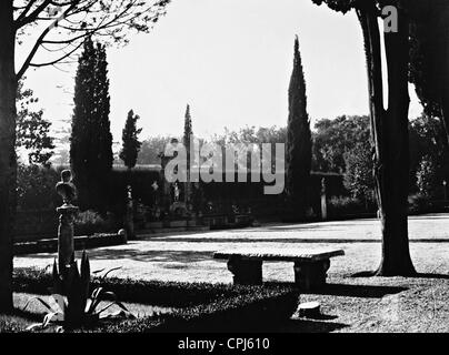 Parco di Villa Massimo di Roma, 1933 Foto Stock