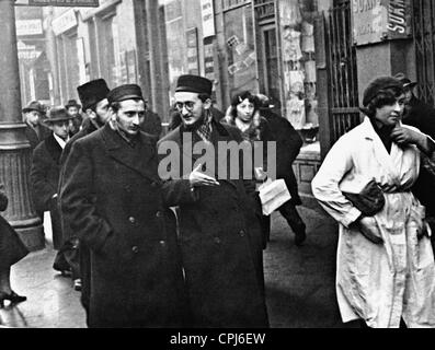 Il quartiere ebraico di Varsavia 1934 Foto Stock