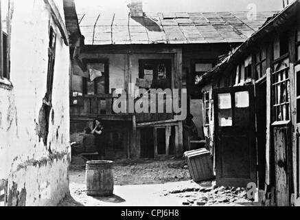 Ghetto ebraico di Chisinau, 1941 Foto Stock