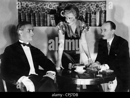 Ernst Deutsch, Kaethe Haack e Paolo Otto di 'Kopf in der Schlinge', 1931 Foto Stock