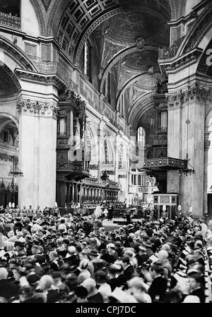 Silver Jubilee del George V in san Paolo, 1935 Foto Stock