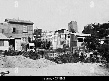 Case di legno sul Montmartre, 1902 Foto Stock