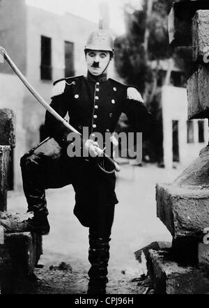 Charles Chaplin in 'Charlie Chaplin burlesco su Carmen', 1916 Foto Stock