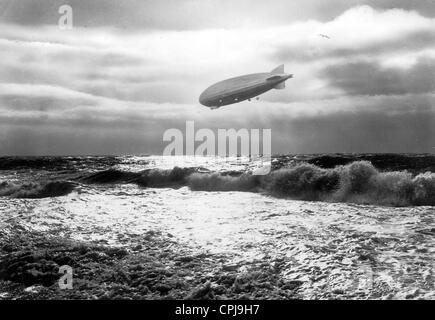 Zeppelin ZR III sul modo in America, 1924 Foto Stock