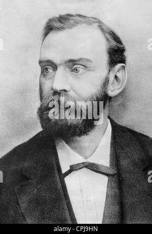 Alfred Bernhard Nobel Foto Stock