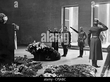 Erich Raeder, Hermann Goring, Walther von Brauchitsch, 1938 Foto Stock