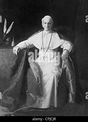 Il Papa Leone XIII, 1901 Foto Stock