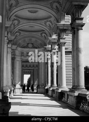 Gloriette nel parco del Palazzo di Schoenbrunn, 1937 Foto Stock