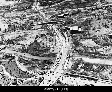 Strade a Flushing Meadows, 1938 Foto Stock