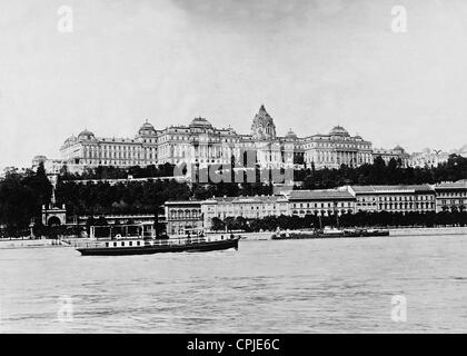 Castello reale di Budapest, 1918 Foto Stock