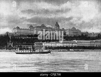 Castello reale di Budapest, 1918 Foto Stock