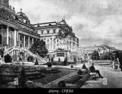 Castello reale di Budapest, 1918 Foto Stock