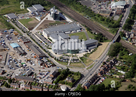Vista aerea del College di Darlington Foto Stock