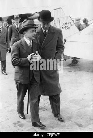 Engelbert Dollfuss in Francia, 1933 Foto Stock