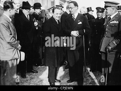 Engelbert Dollfuss in Roma, 1933 Foto Stock