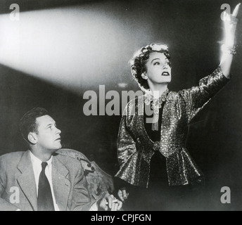 SUNSET BOULEVARD 1950 Paramount film con Gloria Swanson e William Holden Foto Stock