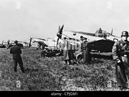 German fighter Me 109, 1940 Foto Stock