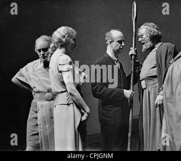 Wilhelm Furtwaengler a prove per "Rheingold', 1936 Foto Stock