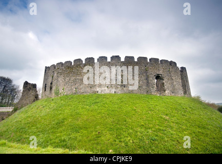 Restormel Castle vicino a Lostwithiel in Cornovaglia, England, Regno Unito Foto Stock