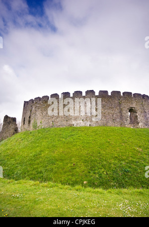 Restormel Castle vicino a Lostwithiel in Cornovaglia, England, Regno Unito Foto Stock