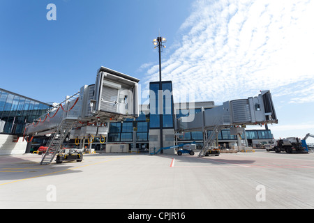 Nuovo aeroporto Berlin Brandenburg International (BER, ex BBI) in Berlin - Schönefeld Foto Stock