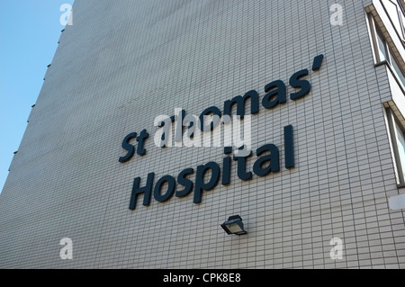 San Tommaso e ospedale nhs southwark Londra Regno Unito 2012 Foto Stock