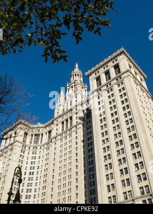 Palazzo comunale, 1 centro Street, NYC Foto Stock