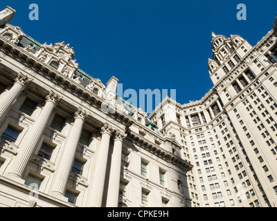 Il surrogato Courthouse e Palazzo Comunale, NYC Foto Stock