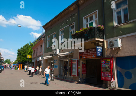 Gospodska strada pedonale principale Zemun village Novi Beograd la nuova parte di Belgrade Serbia Europa Foto Stock