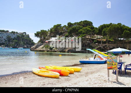 Platja de Cala Santa Galdana, Cala Santa Galdana, Menorca, isole Baleari, Spagna Foto Stock