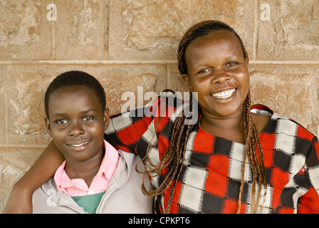 Ritratto di keniota madre e figlia Foto Stock