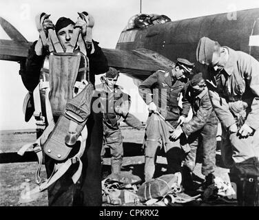 Troupe tedesca è sempre pronto per una missione, 1941 Foto Stock