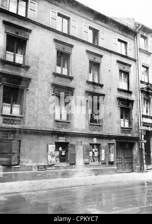 Appartamento di Adolf Hitler a Monaco di Baviera prima del 1914 Foto Stock