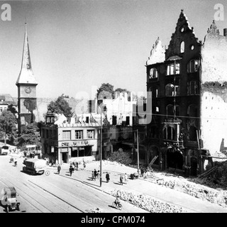 Il distrutto Koenigsberg, 1944 Foto Stock