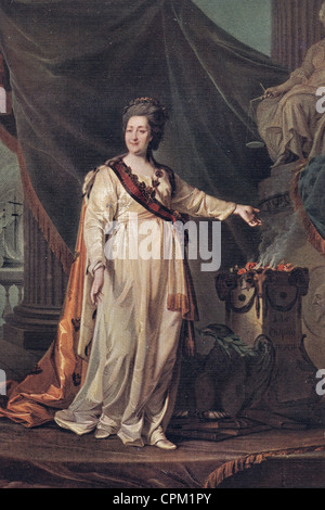 Caterina II di Russia, c.1770 Foto Stock