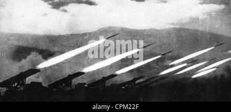 Ribauldequin russo a Stalingrado, 1942 Foto Stock