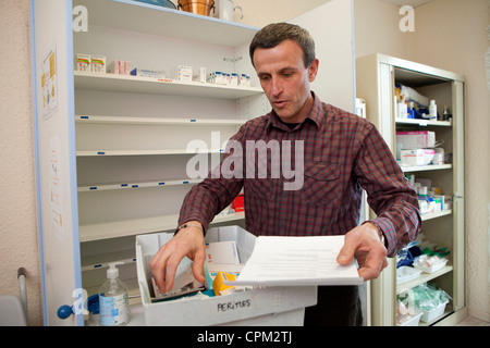 Distribuzione di farmaci Foto Stock