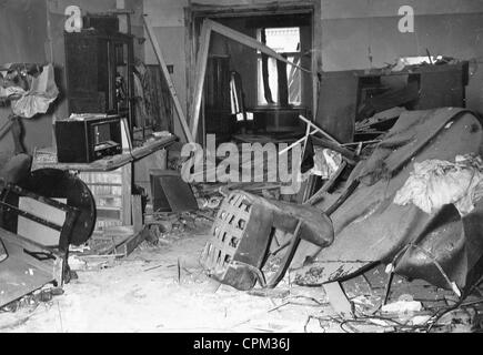 Danni della bomba a Berlino, 1943 Foto Stock