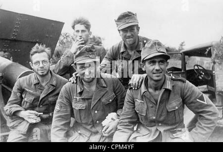 Tedesco mountain di truppe sul Fronte Orientale, 1941 Foto Stock