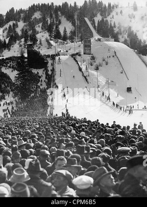 I giochi olimpici invernali a Garmisch-Partenkirchen, 1936 Foto Stock