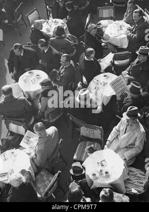 Il Cafe Kranzler a Berlino, 1936 Foto Stock