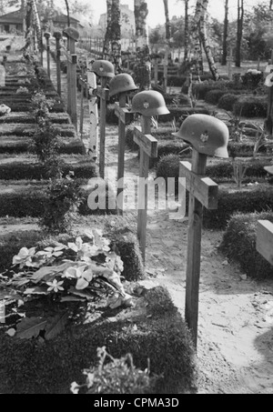 I soldati tedeschi' tombe in Polonia, 1939 Foto Stock